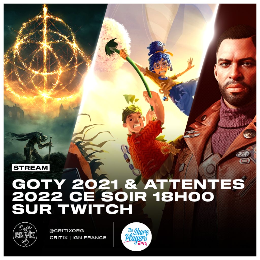 Elden Ring élu jeu le plus attendu de 2022 au Café Critix et à gagner&nbsp;!